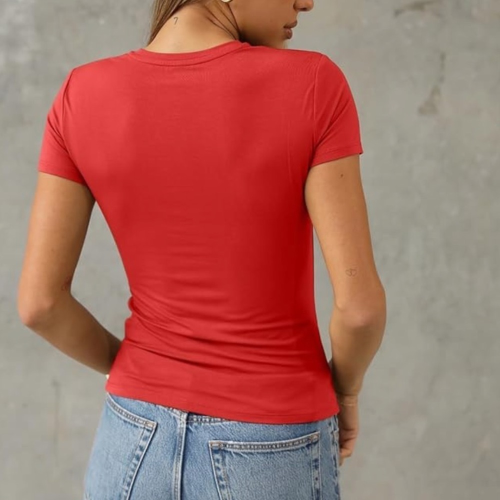 Red Compression Shirt - Picture 2 of 6